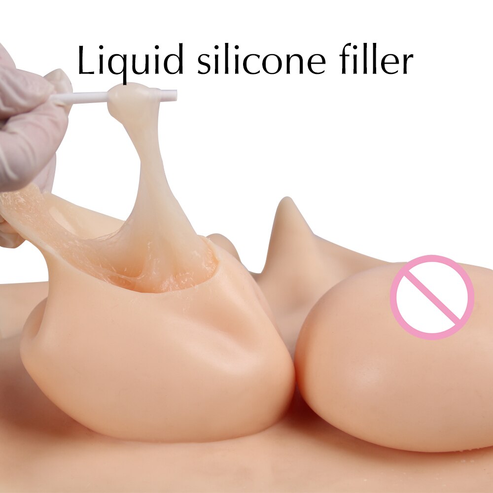Fake Boobs Transgender C/D/E/G Cup Breast Forms Silicone