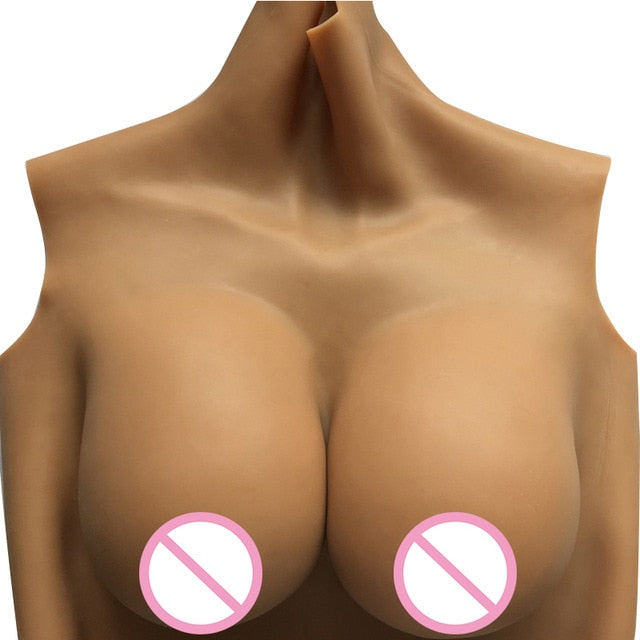 Silicone Breastplate with C, D, E and G Cup Options - product image 10
