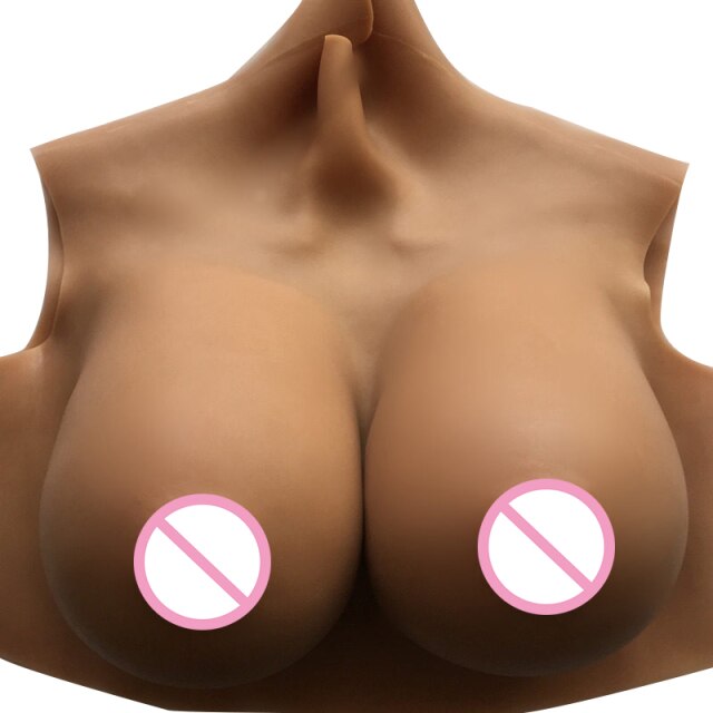 Silicone Breastplate with C, D, E and G Cup Options - product image 14