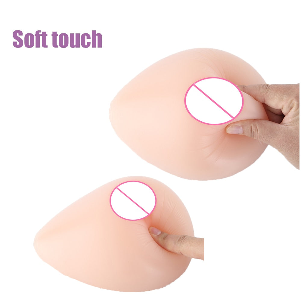 Teardrop Silicone Breast Forms - product image 5