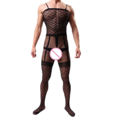 Crotchless Full Body Pantyhose Bodystocking