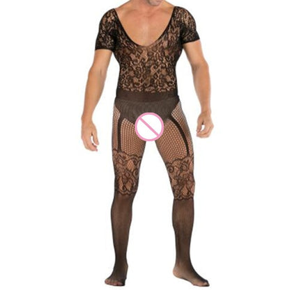 Crotchless Full Body Pantyhose Bodystocking