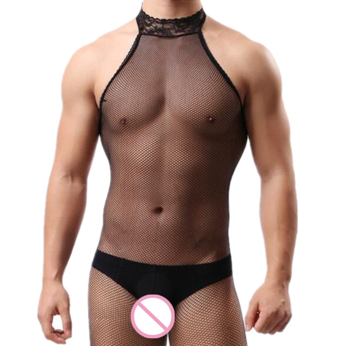 Fishnet Nightwear for Crossdressers - Image 1