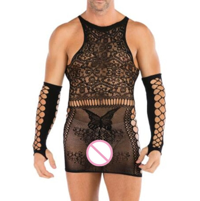 Fishnet Nightwear for Crossdressers - Image 14