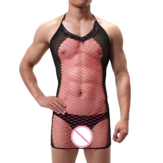 Fishnet Nightwear for Crossdressers - Image 13