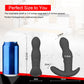 Enhanced Pleasure Delivered: 360 Degree Rotating Prostate Massager - Silicone Male Butt Plug with Anal Vibrator for G-Spot Stimulation
