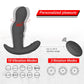 Enhanced Pleasure Delivered: 360 Degree Rotating Prostate Massager - Silicone Male Butt Plug with Anal Vibrator for G-Spot Stimulation