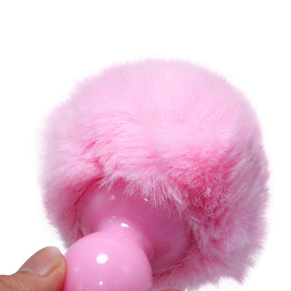 Rabbit Ripples: Anal Bead Butt Plug with Vibrating Rabbit Ears - Explore New Depths of Pleasure