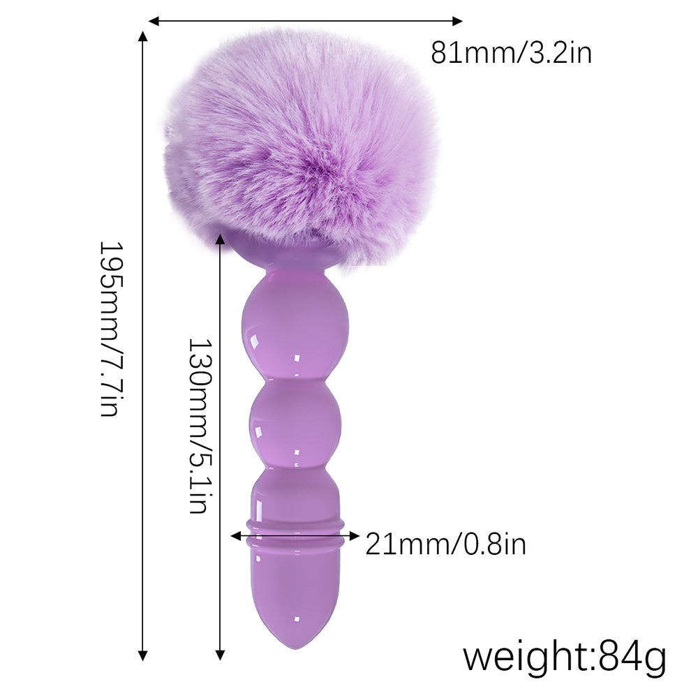 Anal Bead Anal Plug with Vibrating Rabbit Ears - Explore New Depths of Pleasure - Image 15