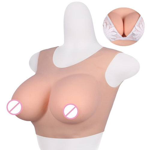 D-Cup Silicone Breastplate Bodysuit - product image 1