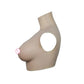 Crossdress L Size G Cup Silicone Breast Plate for Large Body and Wide Chest Male
