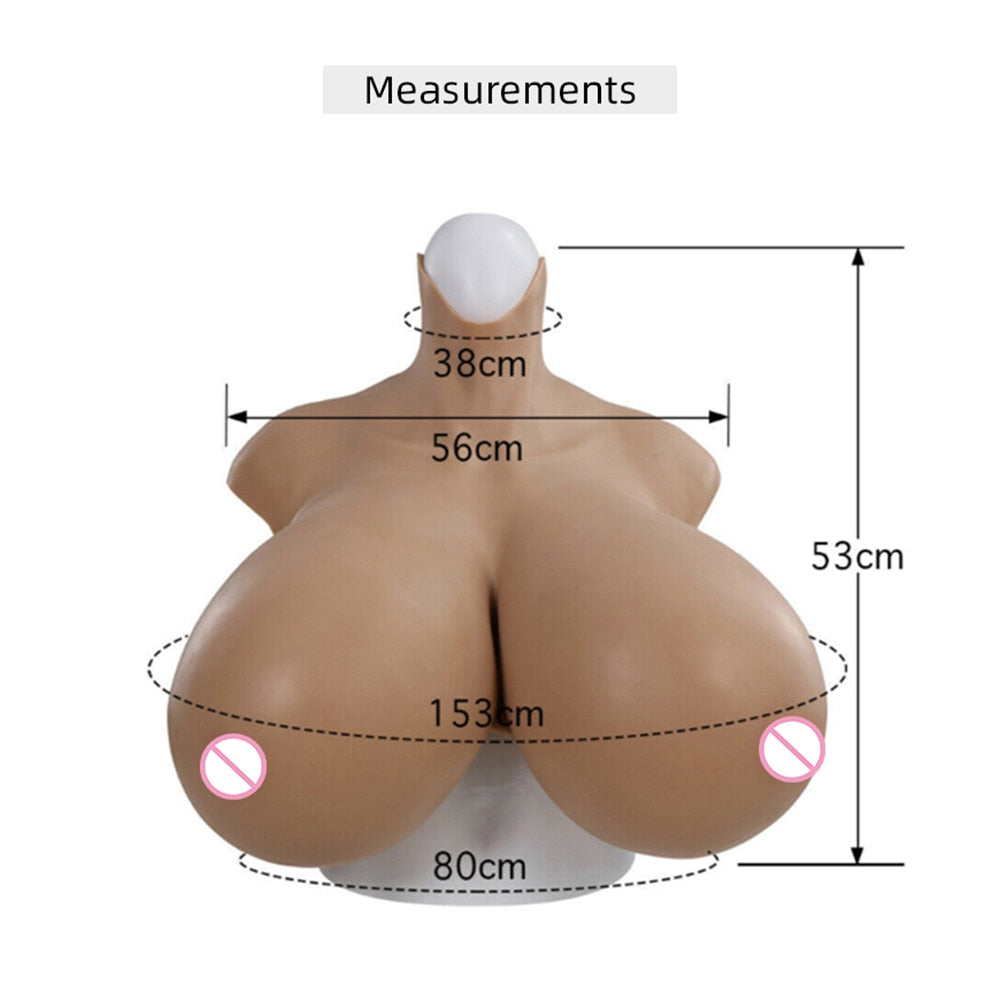 Oversized Z-Cup Silicone Breast Forms - product image 18