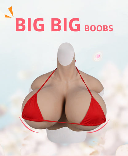 Z cup Breast Forms Fake Boobs For Transgender Crossdresser Cosplay Super Big