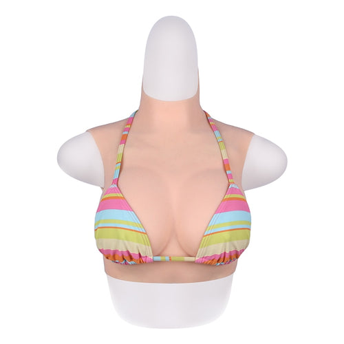 B-Cup Silicone Breastplate with Filling Options - product image 1