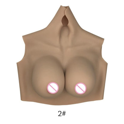 Realistic Sissy B-Cup Breast Forms - Ideal for Crossdressers, Transgender Women