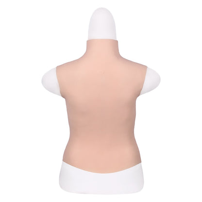 D-Cup Silicone Breast Forms and Tights Suit - Ideal for Transgender Women, Crossdressers, and Cosplayers