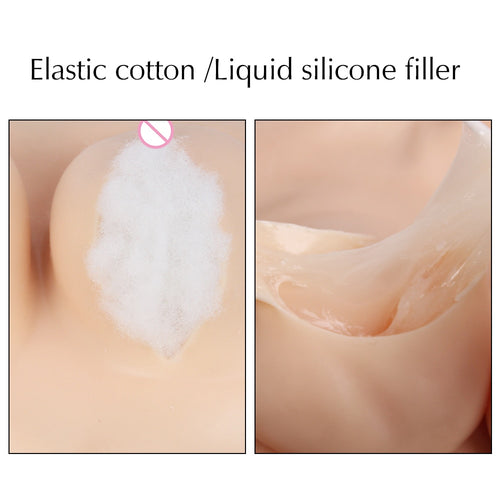 D-Cup Silicone Breastplate Bodysuit - product image 2