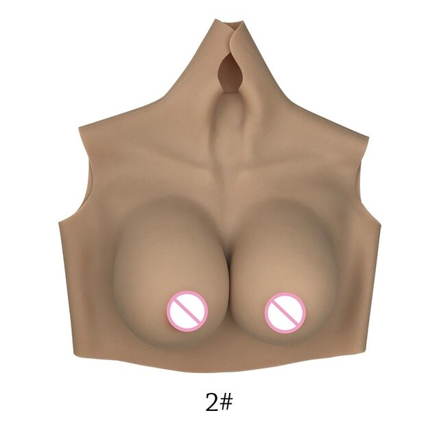 D-Cup Silicone Breastplate Bodysuit - product image 7