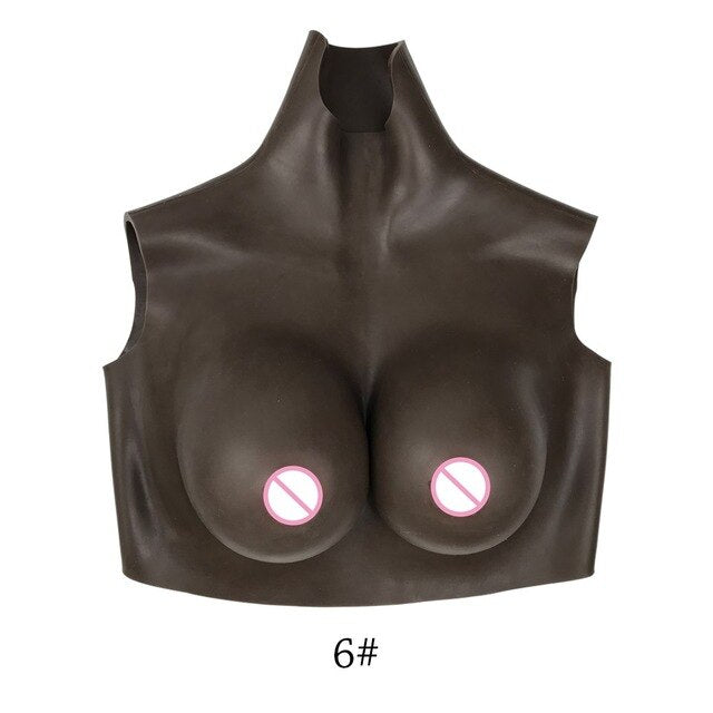 D-Cup Silicone Breastplate Bodysuit - product image 11