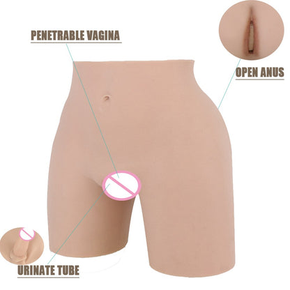 Open Anus Fake Vagina Pants