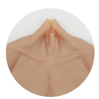 Silicone Fake Vagina Pants