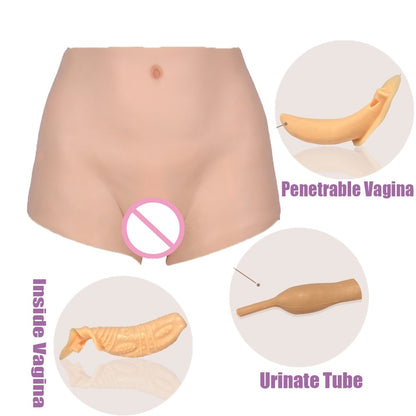 Silicone Panty Penetrable Fake Pussy