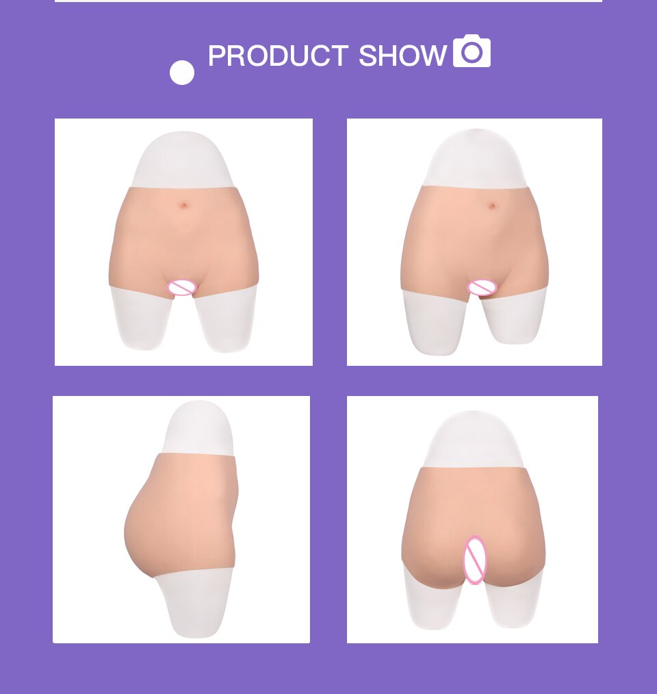 Silicone Panty Penetratable Vagina