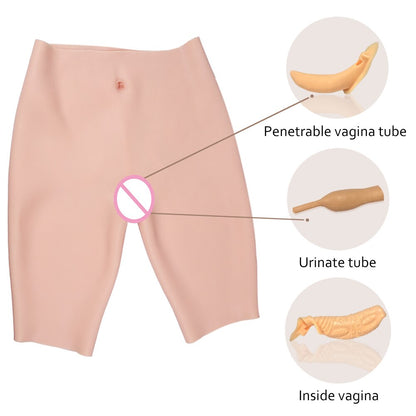 Silicone Pants Penetrable for Crossdresser