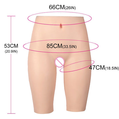 Silicone Pants Penetrable for Crossdresser