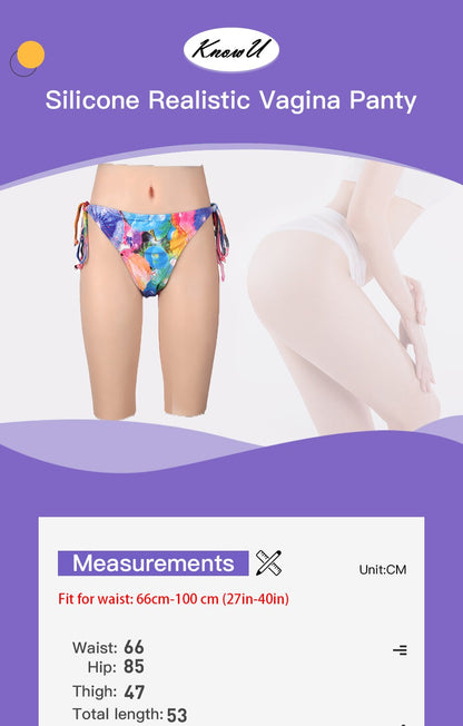 Silicone Pants Penetrable for Crossdresser