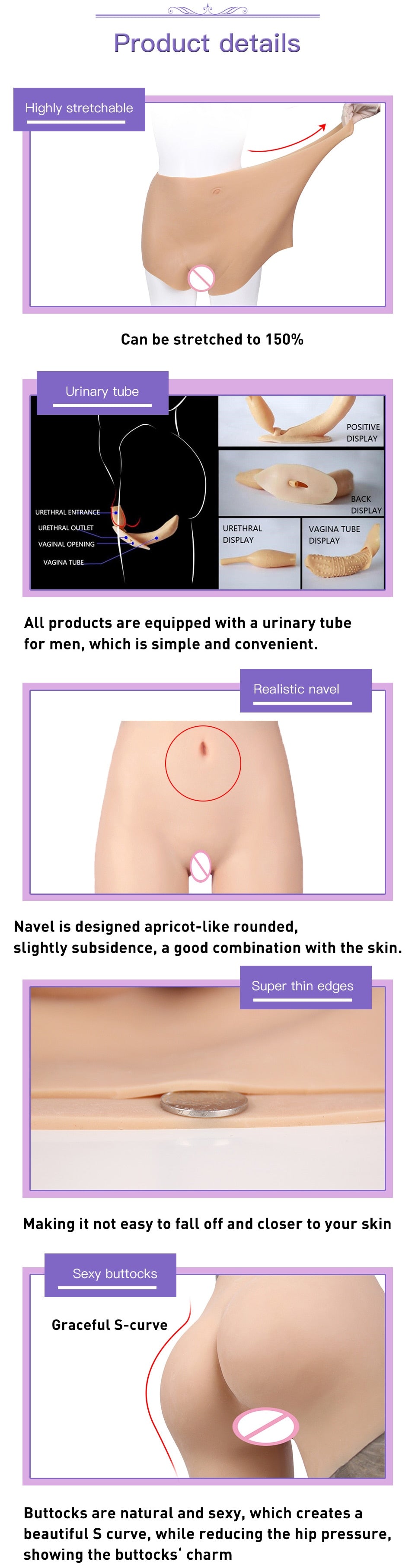 Silicone Appearance Pants for Crossdressers - Image 9