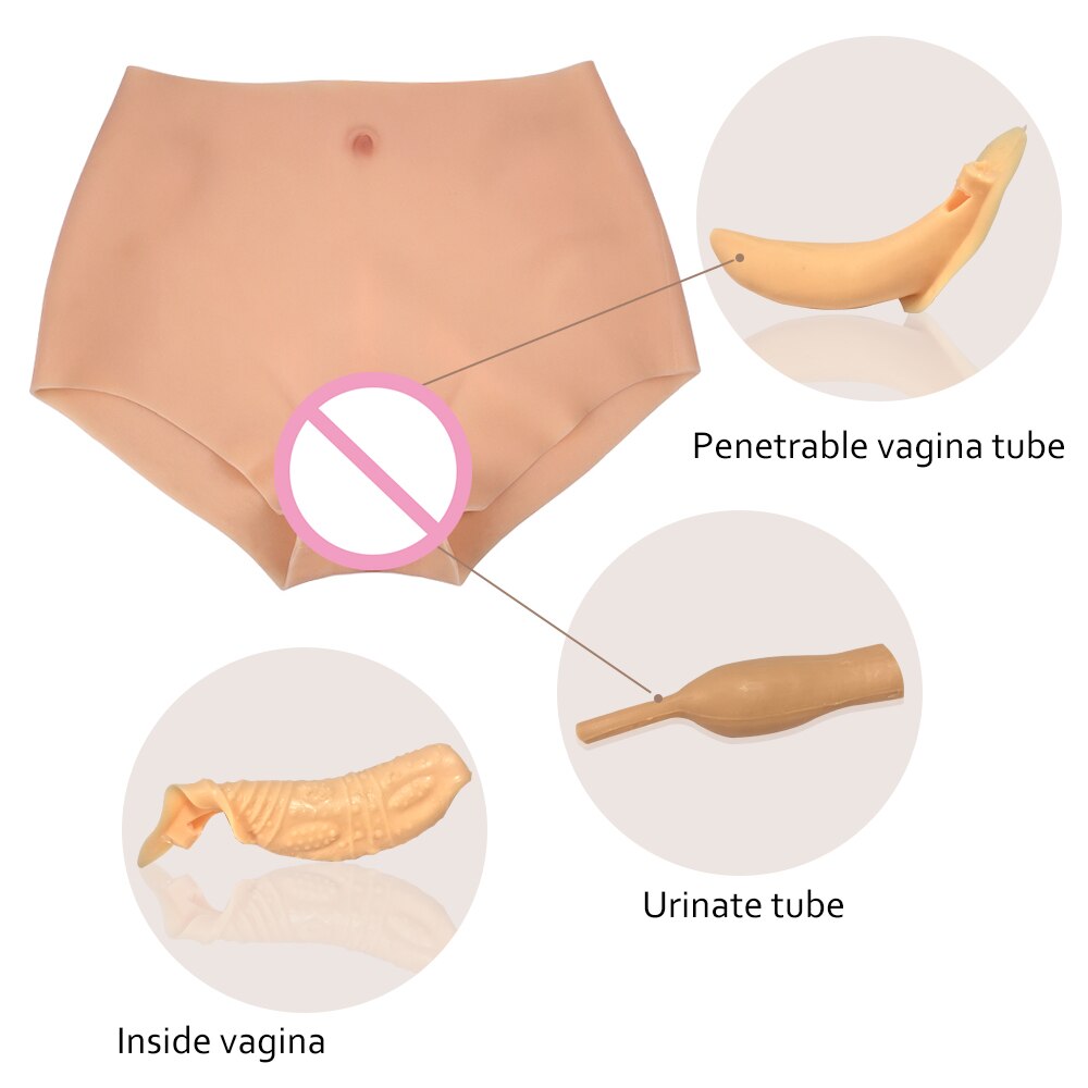 Silicone Appearance Pants for Crossdressers - Style 2 - Image 6