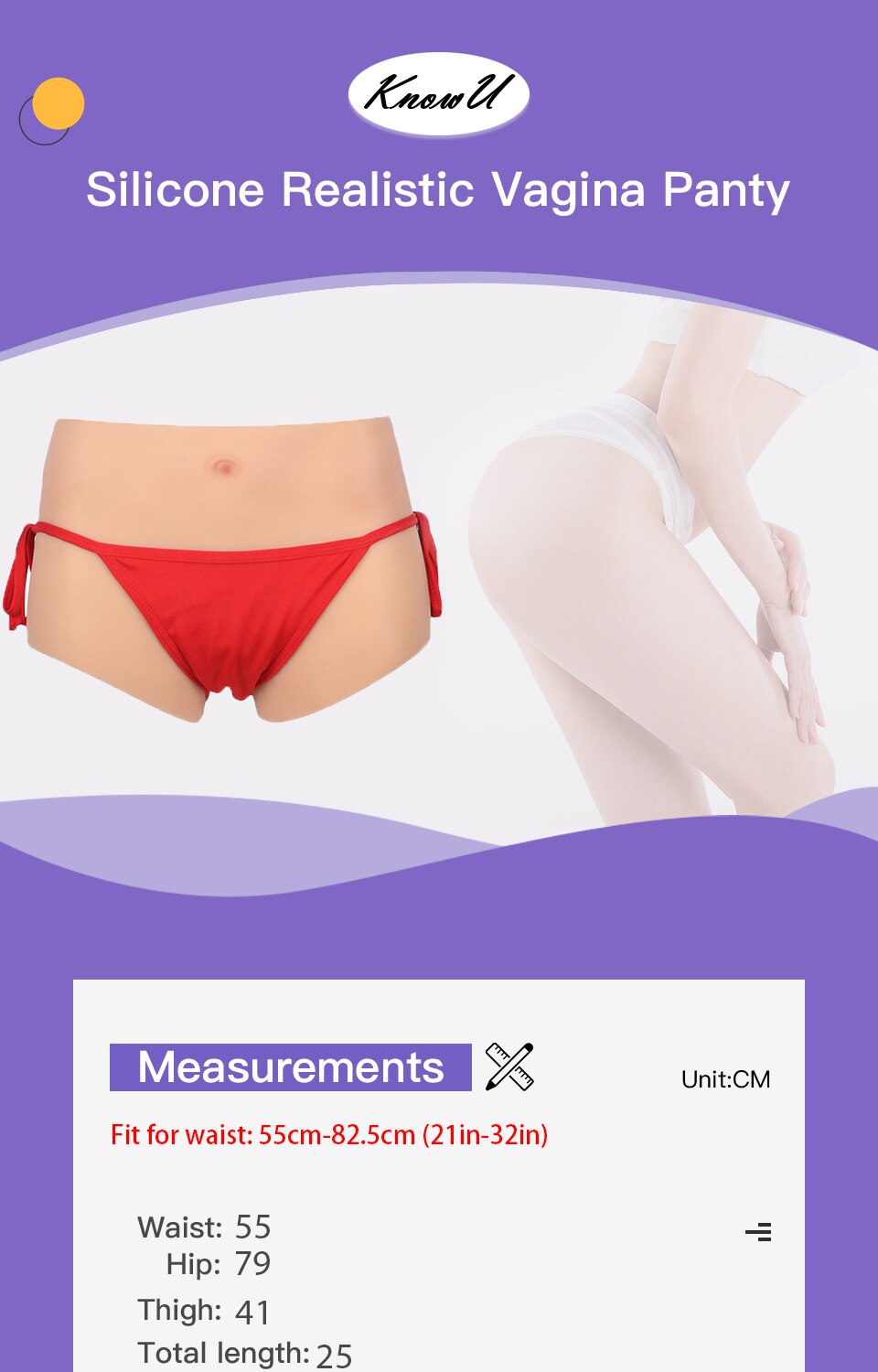 Silicone Appearance Pants for Crossdressers - Style 2 - Image 8