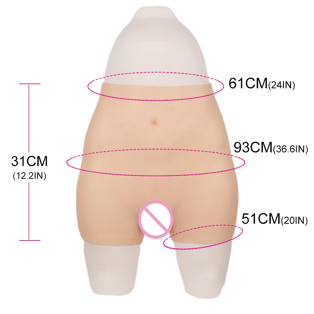 Silicone Appearance Pants for Crossdressers - Style 3 - Image 7