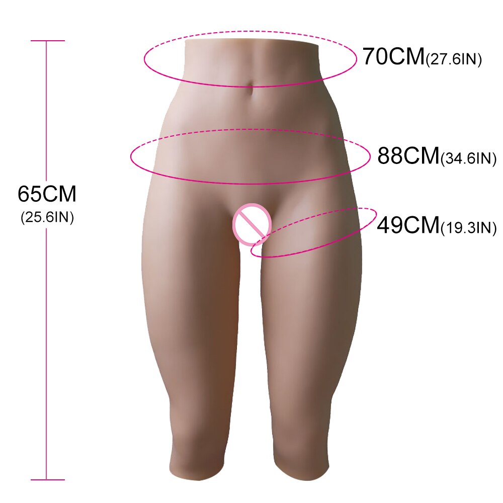 Silicone Appearance Pants for Crossdressers - Style 4 - Image 3