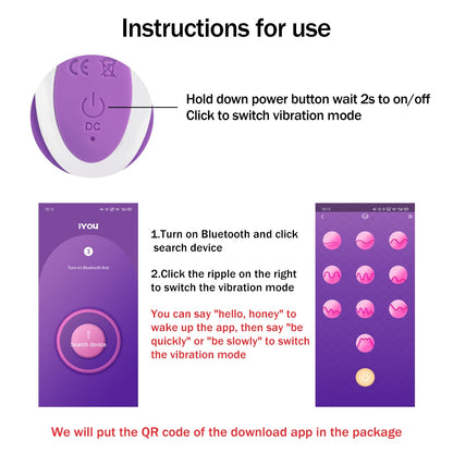 Revolutionize Your Intimacy: APP Remote Control Vibrator - Couples' Adult Toy for G-Spot and Clitoris Stimulation, Vagina Eggs Included - Discover Ultimate Pleasure