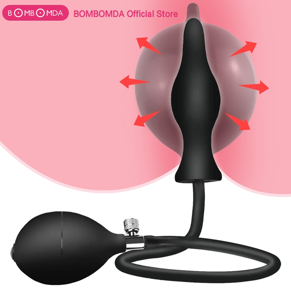 Expandable Pleasure: Anal Plug Sex Toys for Male and Female - Vestibular Inflatable Anal Dilator Masturbator