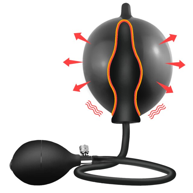 Expandable Pleasure: Anal Plug Sex Toys for Male and Female - Vestibular Inflatable Anal Dil - Image 3