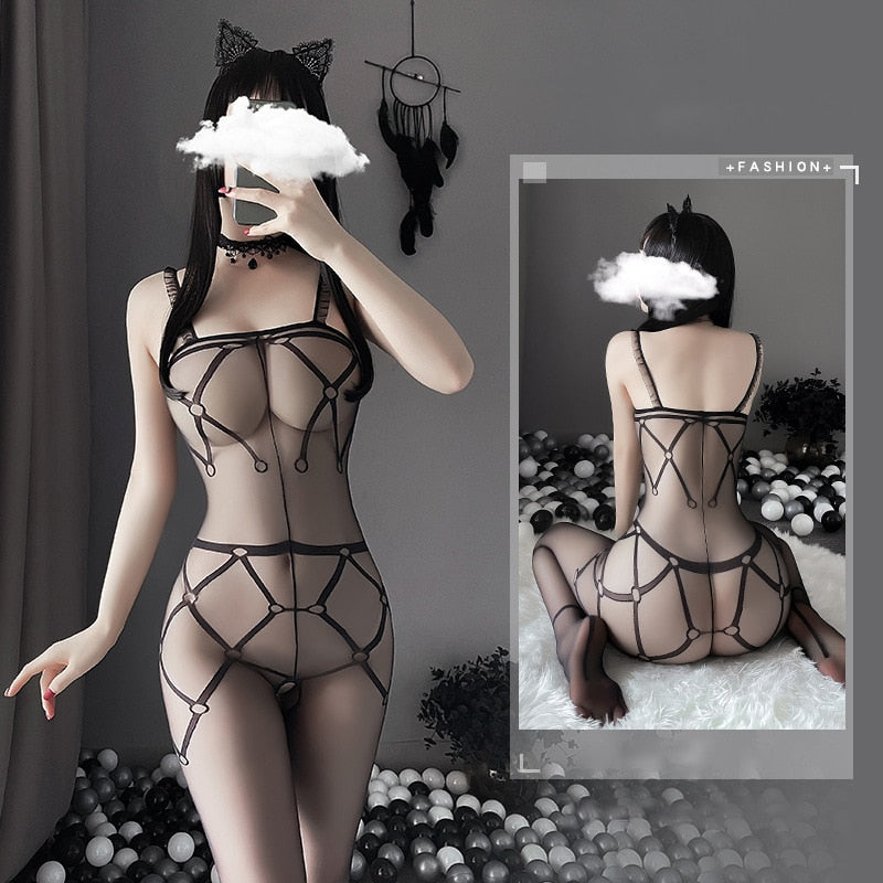Satin Bodystocking for Crossdressers - Image 28