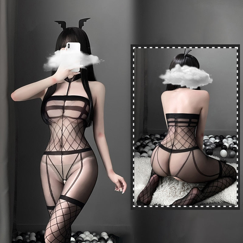 Satin Bodystocking for Crossdressers - Image 14