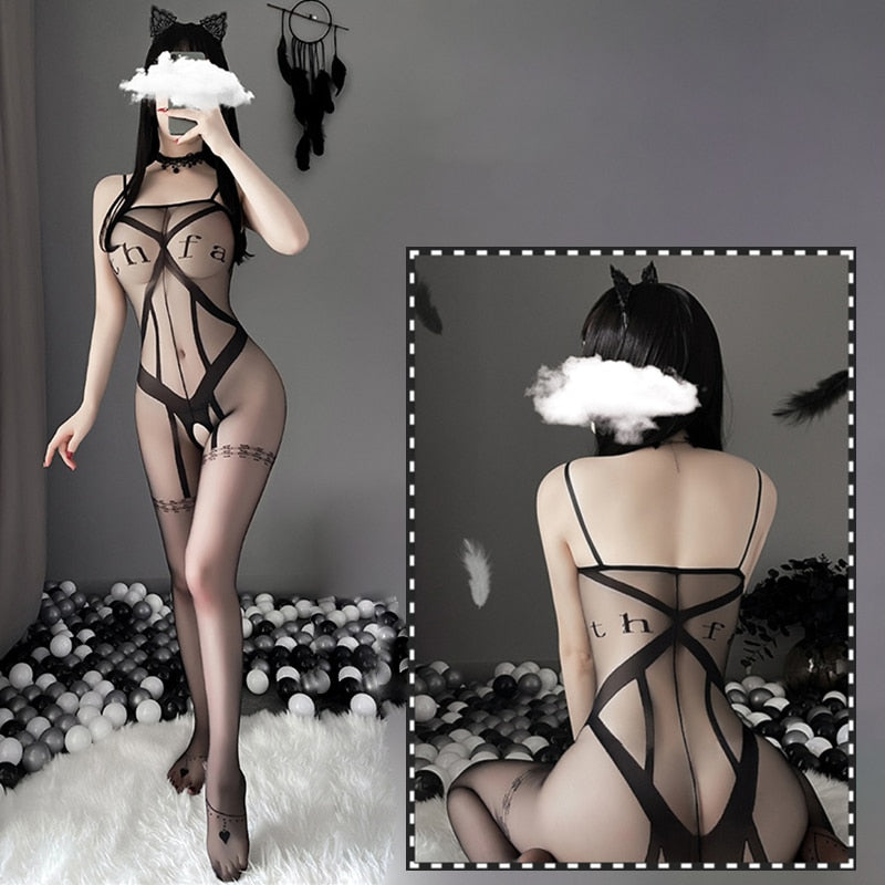 Satin Bodystocking for Crossdressers - Image 24