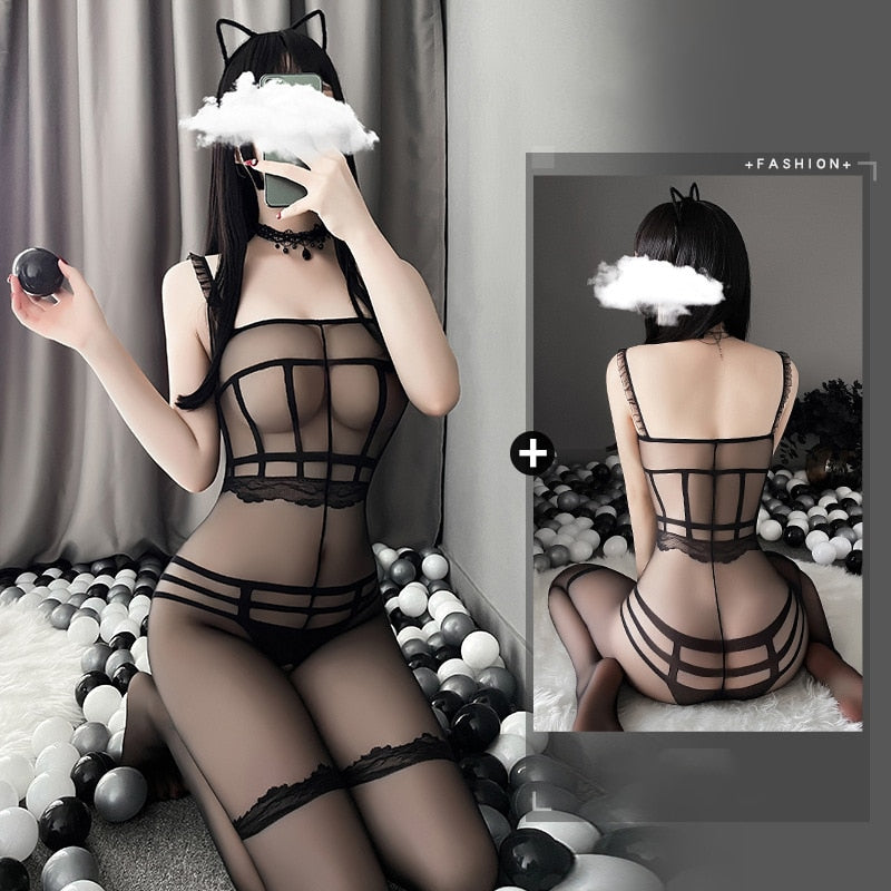 Satin Bodystocking for Crossdressers - Image 20