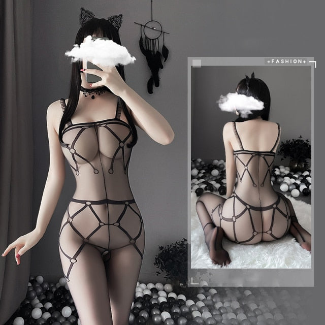 Satin Bodystocking for Crossdressers - Image 27