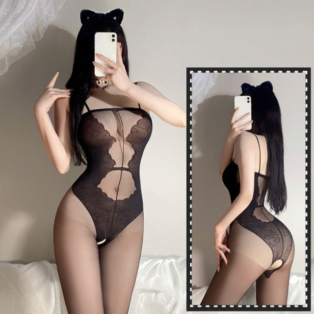 Satin Bodystocking for Crossdressers - Image 34