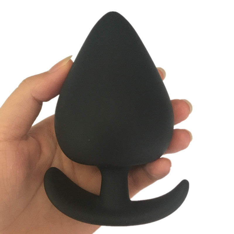 Versatile Pleasure: Black Silicone Anal Plug - Available in 3 Sizes
