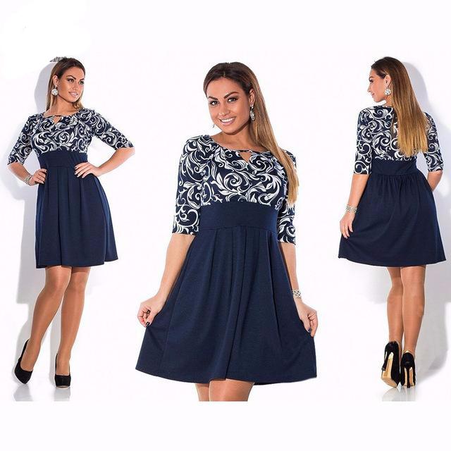 Plus Size Feminine Dress for Crossdressers - Style 2 - Image 2