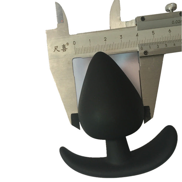 Black Silicone Anal Plug - Available in 3 Sizes - Image 3