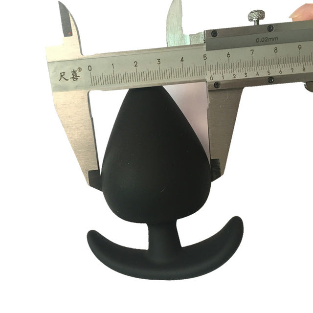 Black Silicone Anal Plug - Available in 3 Sizes - Image 4