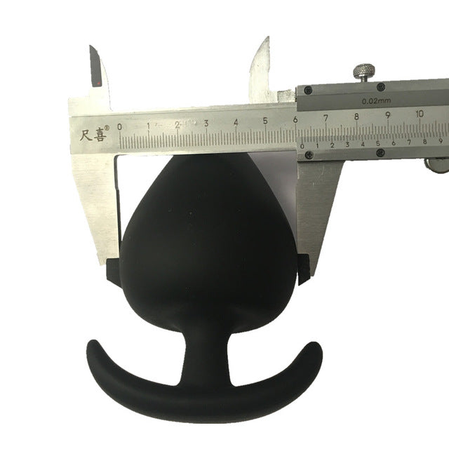 Black Silicone Anal Plug - Available in 3 Sizes - Image 2