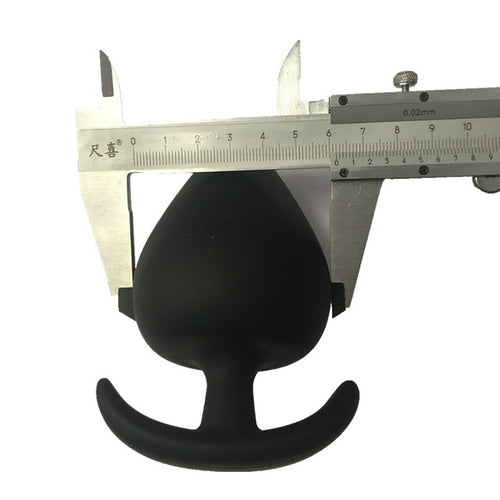 Black Silicone Anal Plug - Available in 3 Sizes - Image 2